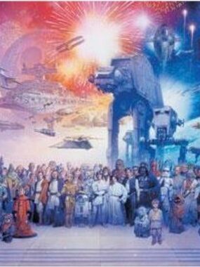 Star Wars Poster Print-Aprox Size 24x36 Inches Only